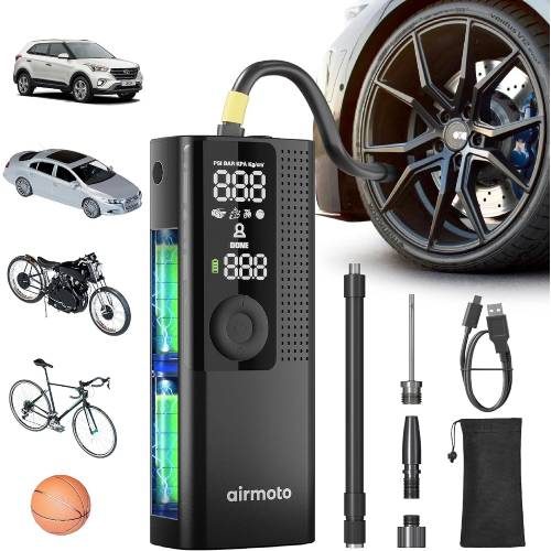 Tire Inflator Portable Air Compressor, Compact